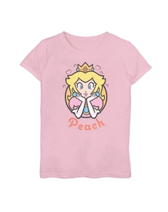 Футболка Nintendo с рисунком персика для девочек 7–16 лет Licensed character