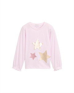 Лонгслив Shirt, розовый Tom tailor