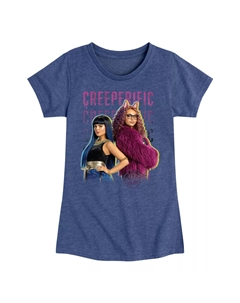 Футболка с рисунком для девочек 7–16 лет Monster High: The Movie «Creeperific», синий Licensed character