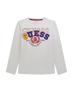 Лонгслив Shirt, белый Guess