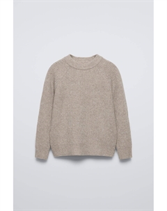 Вязаный свитер, светло-бежевый Zara