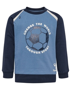 Худи Athletic Sweatshirt, цвет night blue/light blue Hummel