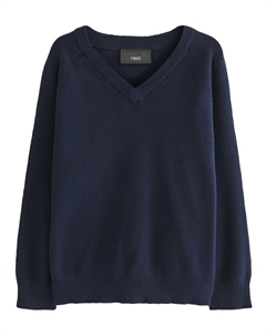 Свитер Sweater, темно-синий Next