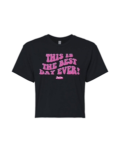 Укороченная футболка The Movie Best Day для юниоров, черный Barbie