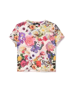 Футболка с цветочным принтом, мультиколор Desigual