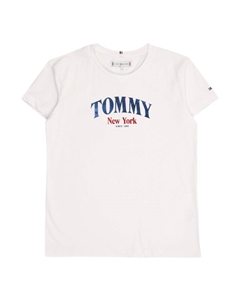 Футболка Shirt VARSITY REGULAR TEE SS, белый Tommy hilfiger