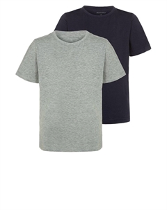 Футболка с принтом SS MPACK: 2, цвет dark navy Minymo®