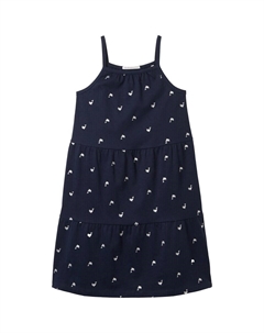 Платье Dress, темно-синий Tom tailor