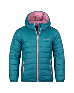 Куртка из синтетического волокна Girl's Eikefjord, цвет Teal/Mauve Trollkids