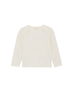 Лонгслив Longsleeve MIT-shirt LS Jaquard 123583KW modisches Longsleeve, белый Minymo®