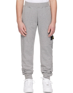 Детские серые спортивные штаны 61520 Junior Stone island
