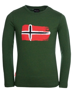 Функциональная рубашка Funktionsshirt Oslo, зеленый Trollkids