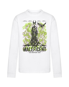Футболка Langarm T-Shirt Disney Bösewichte Maleficent Mayem Tour, белый F4nt4stic