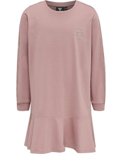 Платье Dress L/S Hmlevelyn Mädchen, цвет WOODROSE Hummel