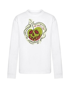 Футболка Langarm T-Shirt Disney Bösewichte An Apple A Day, белый F4nt4stic