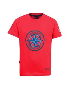 Функциональная рубашка Funktionsshirt Windrose, цвет spicy red Trollkids