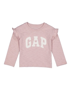 Лонгслив Longsleeve, розовый Gap