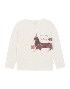 Лонгслив Longsleeve, белый Minymo®