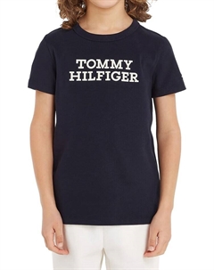 Футболка Shirt, темно-синий Tommy hilfiger