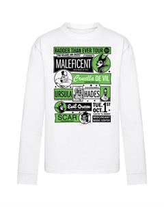 Футболка Langarm T-Shirt Disney Bösewichte Are Back, белый F4nt4stic