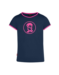 Функциональная рубашка Funktionsshirt Kroksand, цвет navy/pink Trollkids
