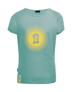 Функциональная рубашка Funktionsshirt Logo, цвет glacier green/lemonade Trollkids