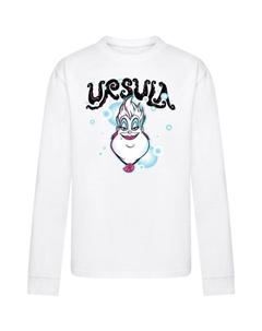 Футболка Langarm T-Shirt Disney Bösewichte Ursula Bubbles, белый F4nt4stic