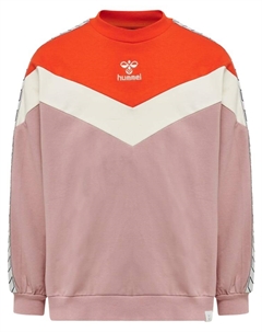 Толстовка Sweatshirt Hmlalvilda Mädchen, цвет WOODROSE Hummel