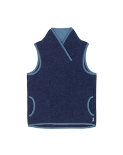 Свитер-жилет Pullunder aus Wolle Filis, синий Finkid