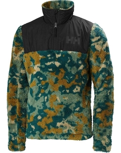 Флисовая куртка Fleecepullover Champ, цвет Schwarz/Grün Helly hansen