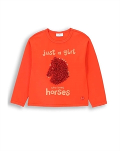 Толстовка T-Shirt mit langen Ärmeln, красный Coccodrillo