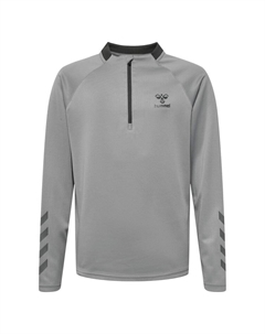 Толстовка Halbreißverschluss Sweatshirt Raglanärmel Hmlgg12 Multisport Kinder, цвет ALLOY Hummel