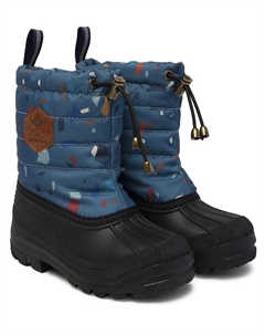 Сапоги Winterboots, цвет Schwarz/Blau Mikk-line