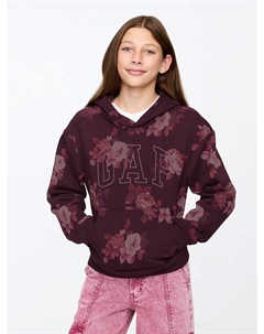 Пуловер с капюшоном Hoodie, фиолетовый Gap