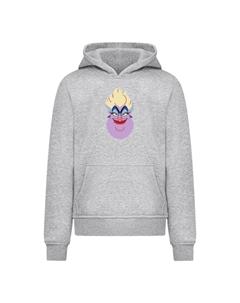 Пуловер Hoodie Disney Bösewichte Ursula Face, пятнистый серый F4nt4stic