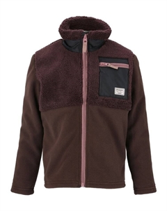 Флисовая куртка Fleecejacke Dundo, цвет 4241 Fudge Zigzag