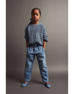 Джинсы свободного кроя, синий H&m