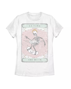 Футболка с графическим рисунком для игральных карт Moon Skate для юниоров Unbranded