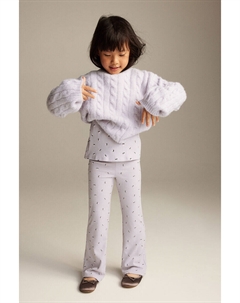 Расклешенные леггинсы, фиолетовый H&m