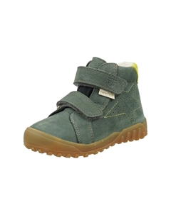 Кожаные/текстильные полуботинки, зеленый Pepino