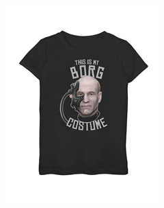Футболка с рисунком «Мой боргский костюм» для девочек 7–16 лет «Звездный путь следующего поколения» Licensed character