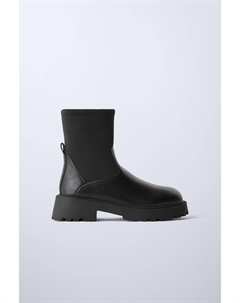 Эластичные ботинки, черный Zara