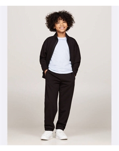 Спортивный костюм детский однотонный, черный Tommy hilfiger