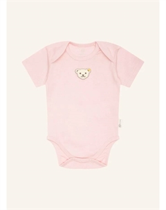 Боди с коротким рукавом baby wellness, розовый Steiff
