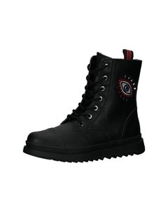 Ботильоны из искусственной кожи, цвет Schwarz/rot Geox