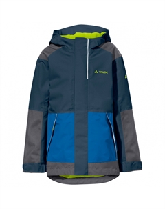 Дождевик Kid's Caprea 2L, цвет Dark Sea/Green Vaude