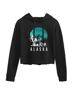 Худи для кемпинга Peanuts Snoopy Alaska, черный Licensed character