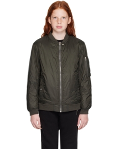 Детская куртка-бомбер цвета хаки Porterville Flight Rick owens