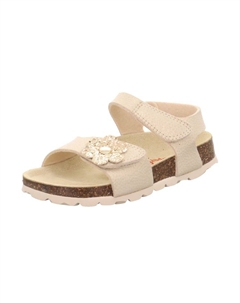 Сандалии Tieffußbett Sandale FUSSBETTPANTOFFEL, золотой Superfit