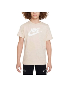 Футболка sportswear older cotton t-shirt 'beige', бежевый Nike